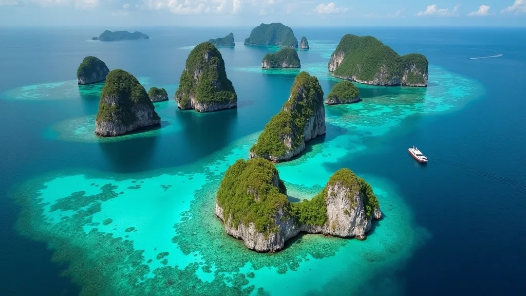Reaching Wayag by Day Liveaboard